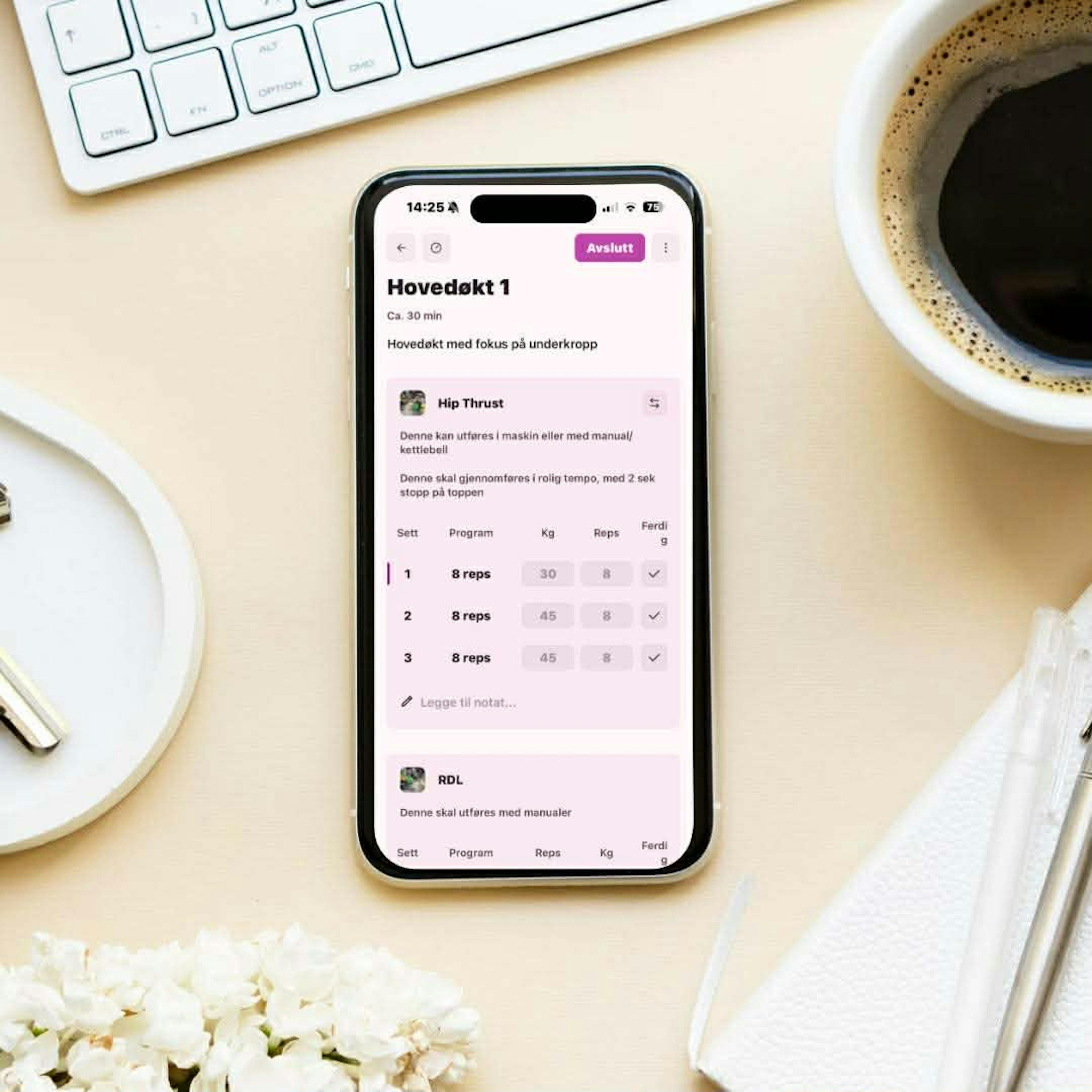 Følg et tydelig program i blokker