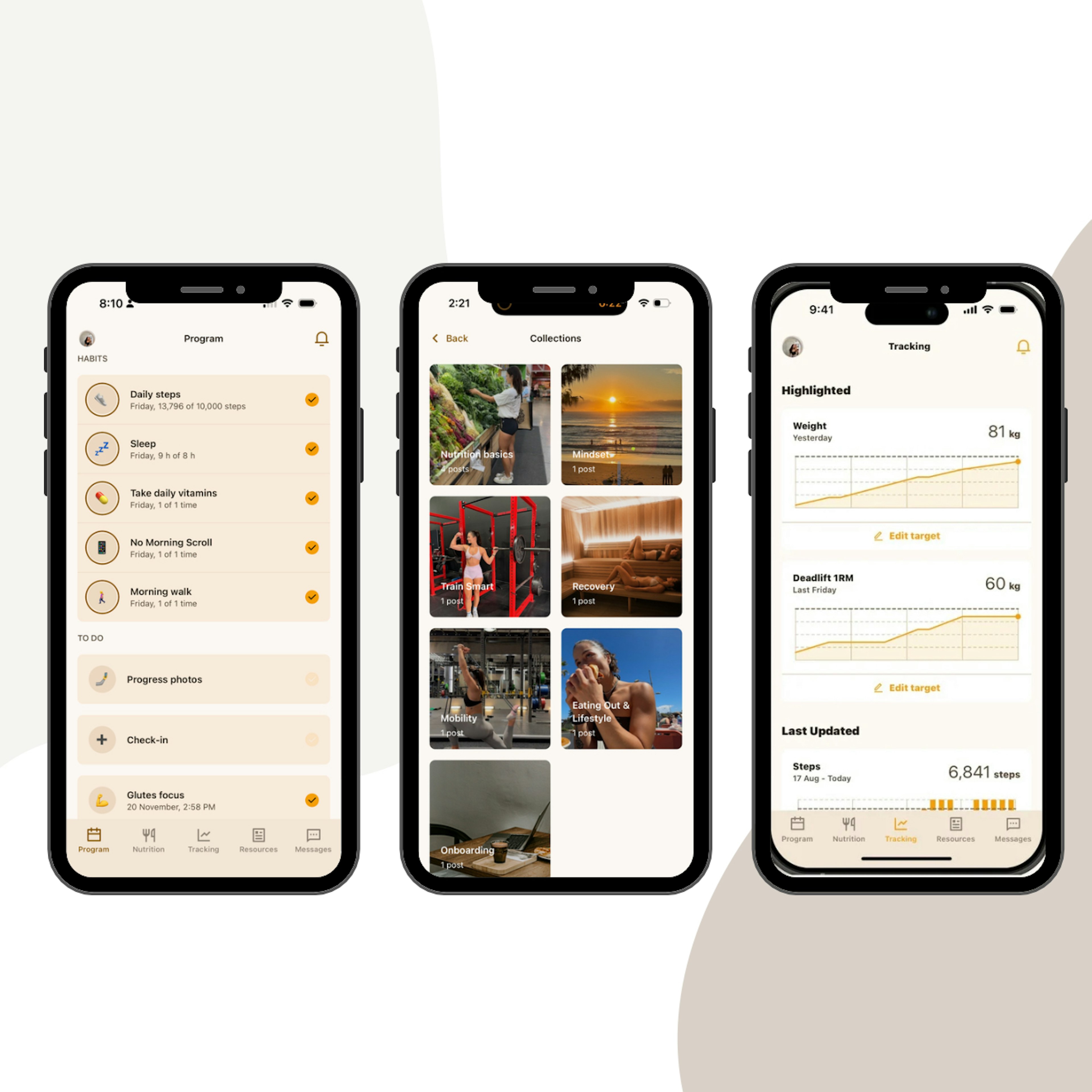 Habits, Mindset & Progress Tracking