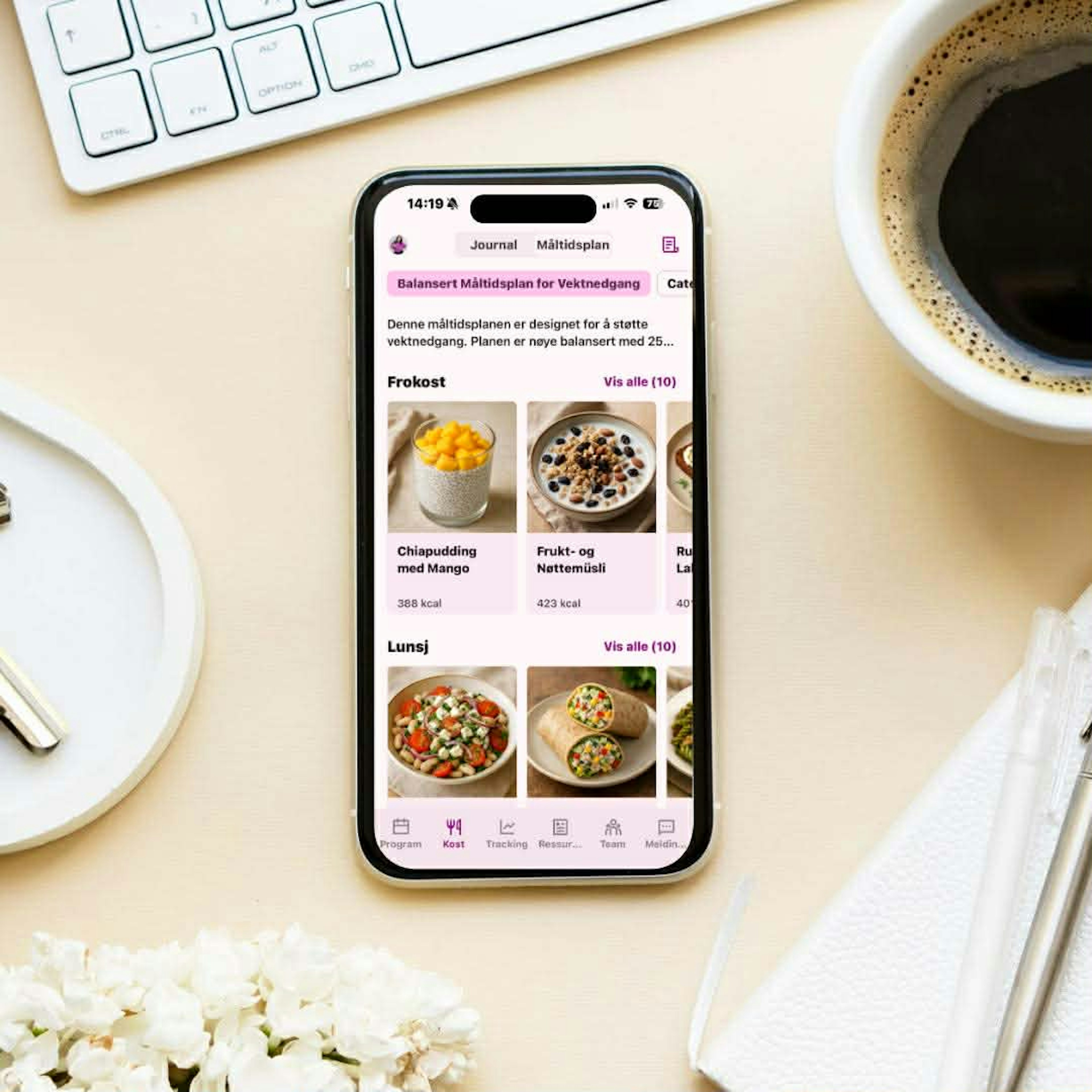Tilpass med ekstra økter og kosthold