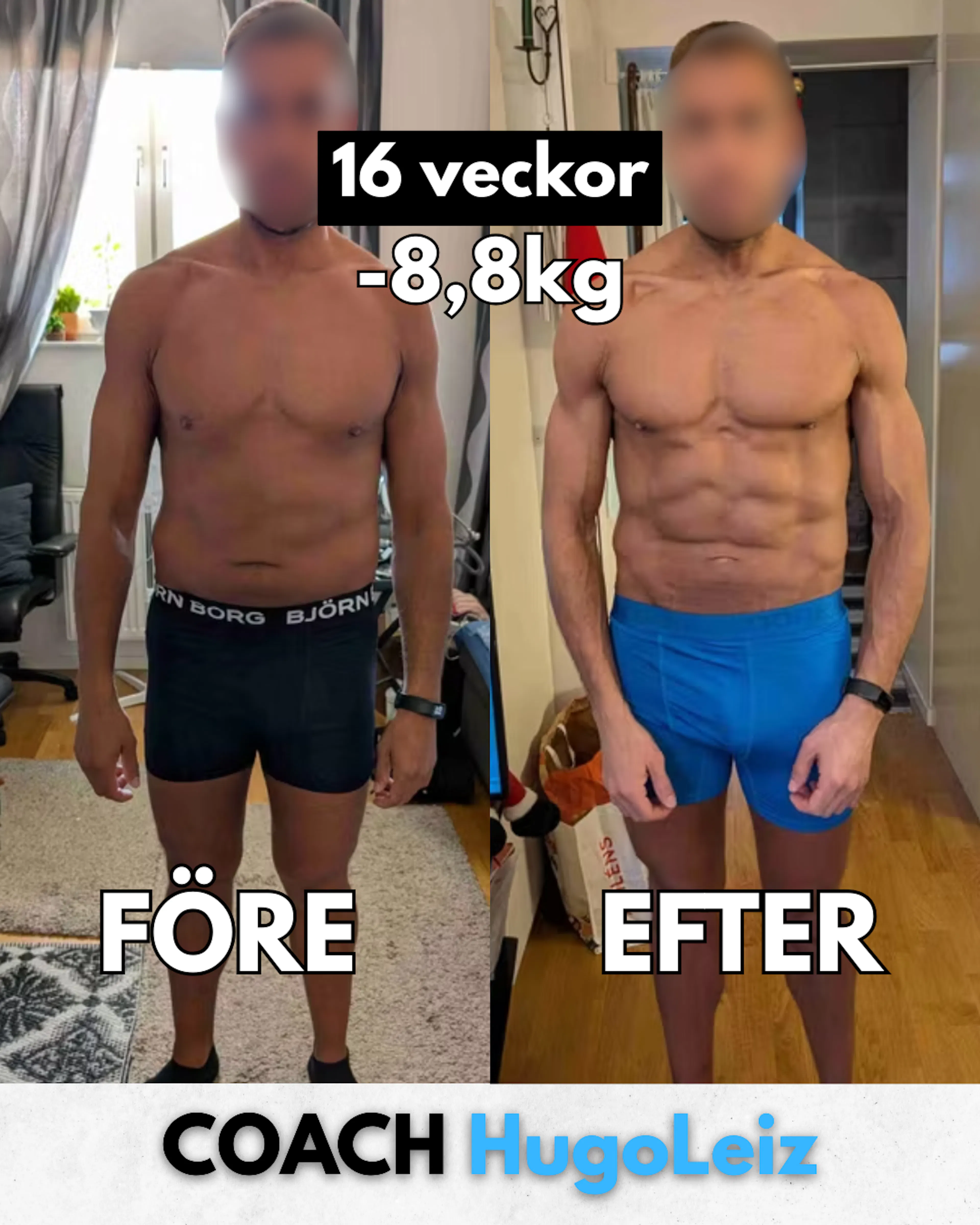 Inte bara ner i vikt - Utan mer muskelmassa