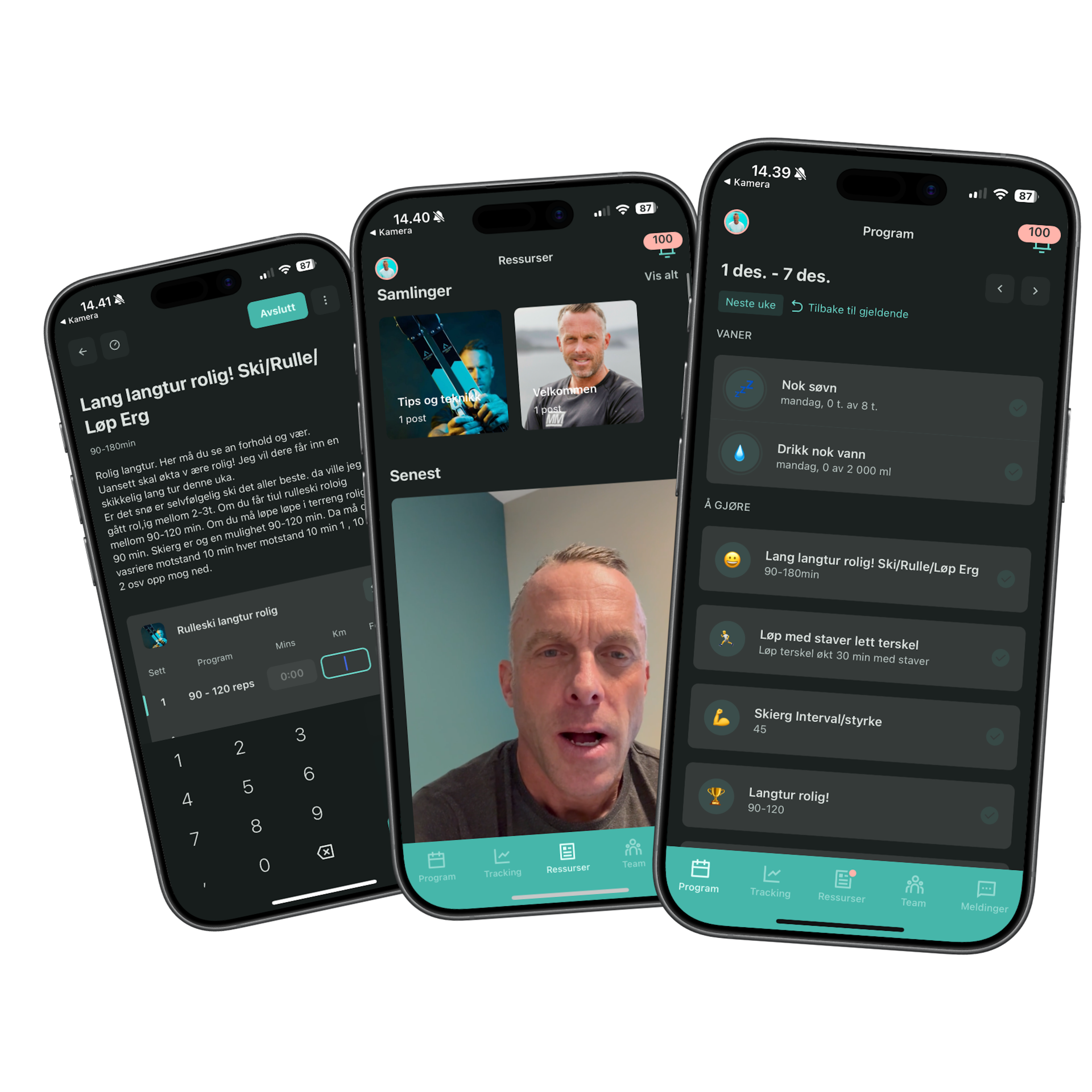 1. Strukturert treningsopplegg