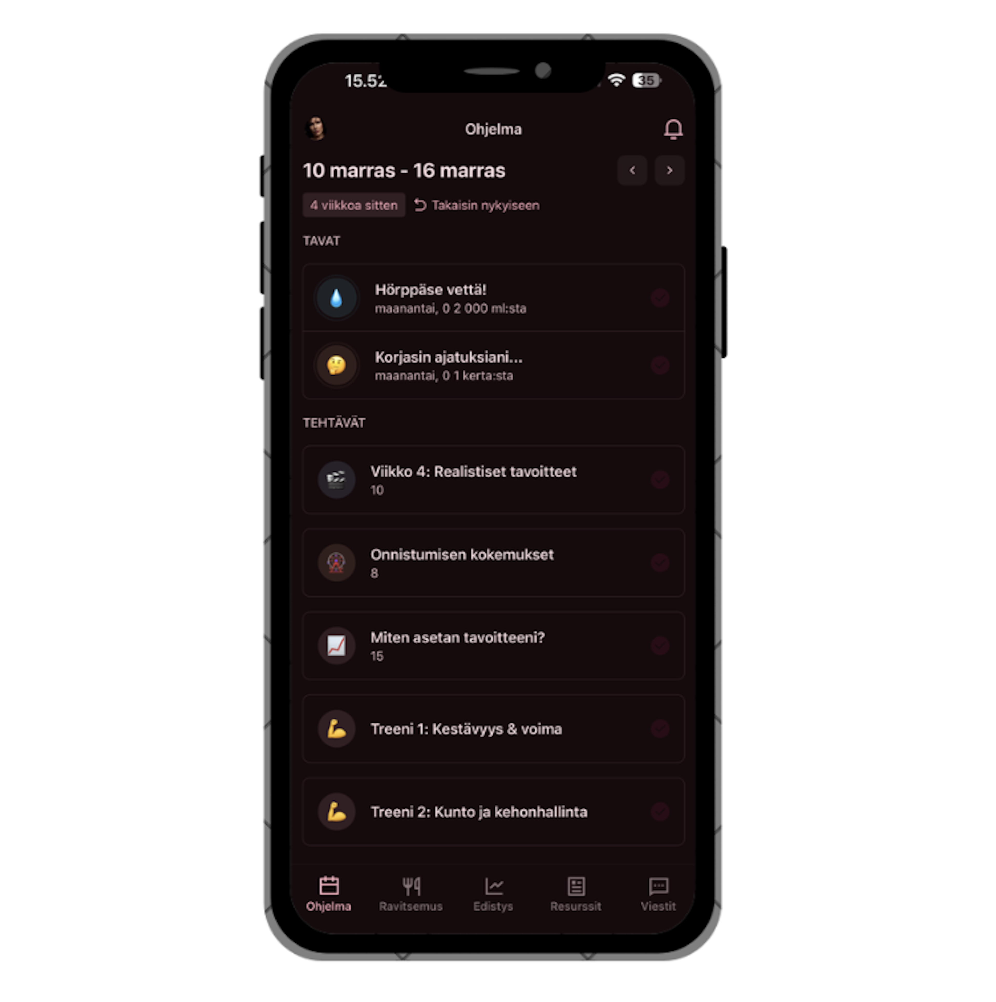 Viikoittainen sisältö